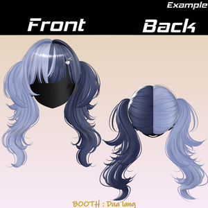 【Mellow Twintail】Mask、Main color2Texture
