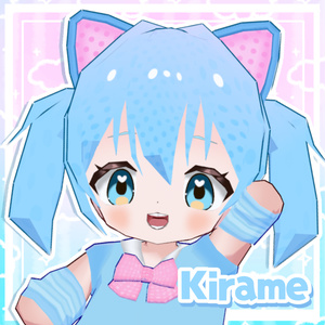 【無料アバター】きらめ-kirame-オリジナル3Dモデル 