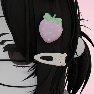 ‎♡ Strawb and bear clip‎ ♡