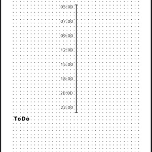 daily schedule