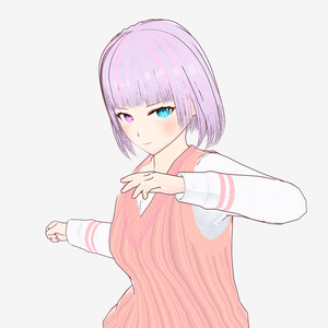 【Vroid】※無料※今からお前を殴ってやる躍動感あるポーズ【ポーズ】