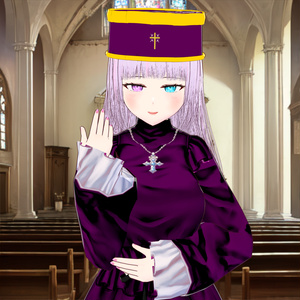 【Vroid】※無料※貴方は神を信じますかのポーズ【ポーズ】