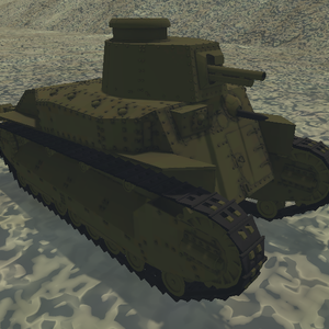 【VRC可】八九式中戦車乙型　3Dモデル
