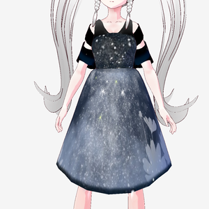 우주 원피스 아이템 vroid 전용