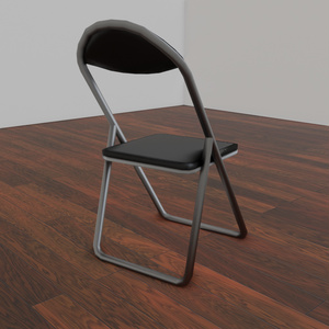 パイプ椅子（3Dデータ） 缩略图 2
