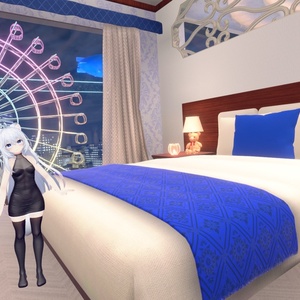 [サポート停止中] シティホテルの最上階　VRChatワールド Hotel Suite Room 缩略图 8
