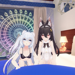 [サポート停止中] シティホテルの最上階　VRChatワールド Hotel Suite Room 缩略图 16