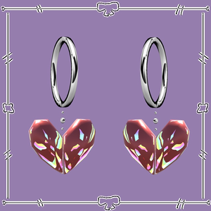 Heart earring