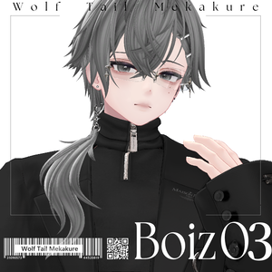 [ Hair ] Wolf Tail Amikomi [ 10Avatars ] #BoizHair