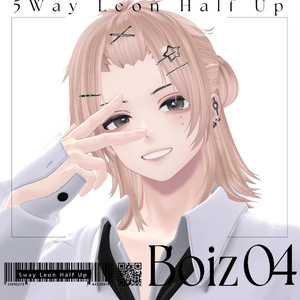5way Leon Half Up Hair [ 8Avatars ] #BoizHair