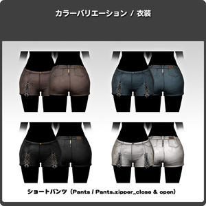 S.NAKED / VRChat向け3D衣装モデル【7アバター対応】 缩略图 17