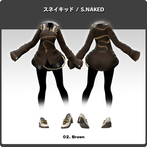 S.NAKED / VRChat向け3D衣装モデル【7アバター対応】 缩略图 12