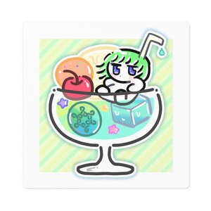 めろじゅドリンクステッカーA