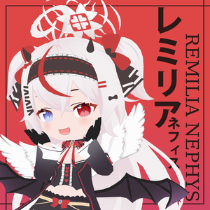 「MMDモデル」 Remilia Nephys Fan-3D Model (Blue Archive Style)