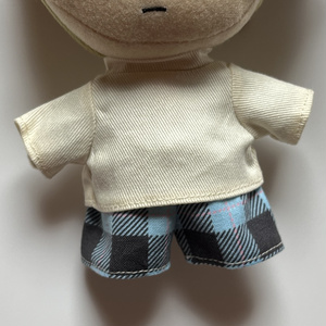 さっくん用ぬいぐるみお洋服 ぬいぐるみ用衣装2点 とブラウスとサロペットのセット 楽天市場】サロペット+シャツ！ぬいぐるみ 10cm ミニ洋服
