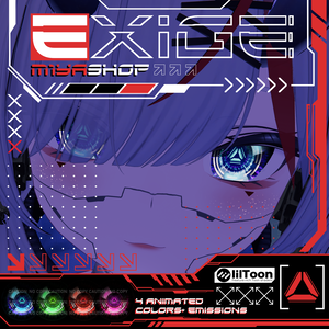 [13 Avatars] Exige ✨Animated✨ Eyes [VRChat]