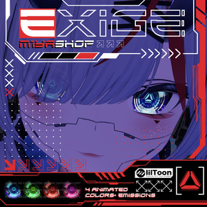 [13 Avatars] Exige ✨Animated✨ Eyes [VRChat]