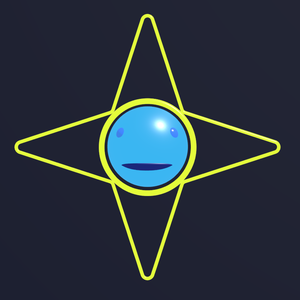 3Dモデル「star_2」回転すると