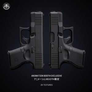【3Dモデル・MA対応・VRChat想定】G26 Gen5 Pistol | Base MKG8 | Low-poly - v1.1 缩略图 5