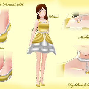 Honey Bee Formal Outfit Set (for VRoid)