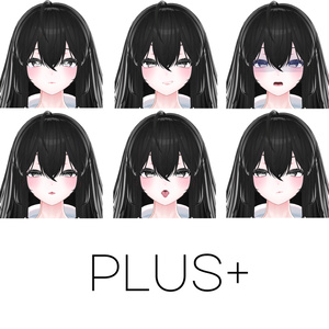 SIO [しお] 🖤 Dark Face Animation Sets 缩略图 6