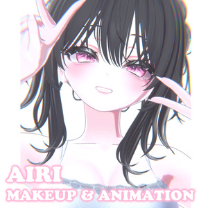 Airi [愛莉] 🖤 Heart Makeup&Face Animation 缩略图 2