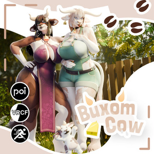 Buxom Cow VRChat Avatar [PC + Quest]