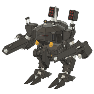 【無料】オリジナル逆関節ロボット3Dデータ