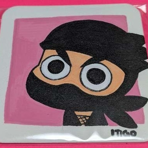 コースターサイズ原画イラスト