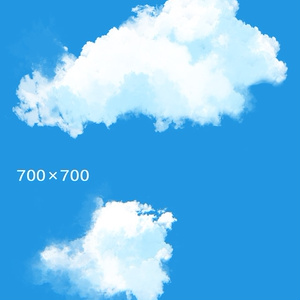 背景素材：空と雲