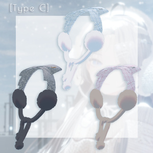 【thx8000followers】Mellow Bow Earmuffs - リボンイヤーマフ【VRChat向け】 缩略图 8