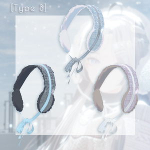 【thx8000followers】Mellow Bow Earmuffs - リボンイヤーマフ【VRChat向け】 缩略图 7