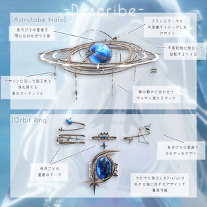 【星座series】Astralis Orbit - みずがめ座／Aquarius【VRChat向け】 缩略图 2