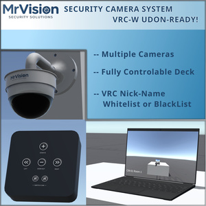MrVision , Security Camera System for VRC-World Udon Ready