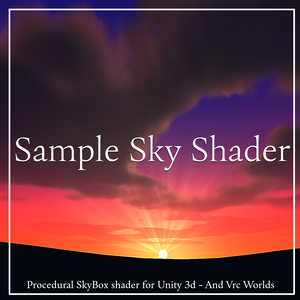 Sample Sky Shader - Procedural Skybox for Unity and VRC