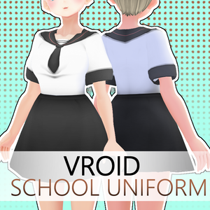 【VRoid】School Uniform -- Black