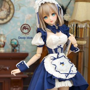M+V STUDIO メイド服 60cm(DDS/DDⅢS-M胸)アウトフィット : Petite Marie 1⁄3 DD SD対応 テーラードカラーの