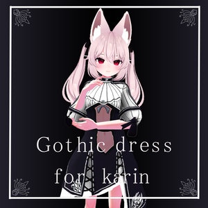 [カリン用] ゴシックドレス Gothic Dress for Karin(PB対応)