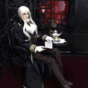 1/3(1/4)スケール ドール用 クローゼット タイプ① ブラック