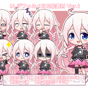 IAちゃん デフォルメ立ち絵素材 Ver.1