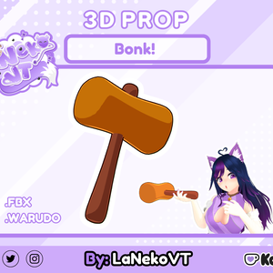 Bonk hammer! - fbx + watudo files