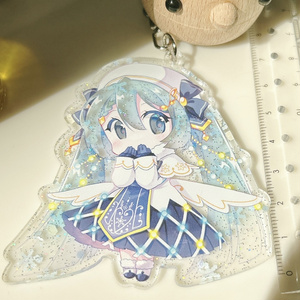 雪ミク2025～Crystal～】アクリルキーホルダー - ゆにぃ - BOOTH