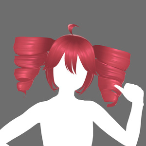 UTAU Kasane Teto hairs...
