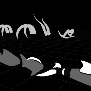 0/500 yen protogen horn and tail pack