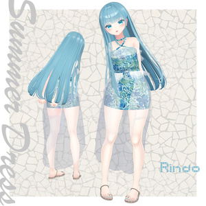 【ユギミヨ・舞夜・竜胆】サマードレス / Summer Dress 缩略图 5