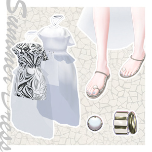 【ユギミヨ・舞夜・竜胆】サマードレス / Summer Dress 缩略图 2