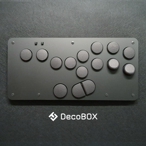 11ボタン対応レバーレスアケコン透明ケース仕様(ボタン配置