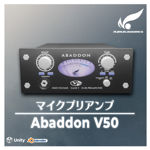 【3Dモデル】マイクプリアンプ「Abaddon V50」