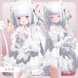 🤍きゅるるんフェイス🤍_Kyururun face anim＆face Gimmick_表情変更ギミック＆表情セット【エク_Eku専用】【FT対応】 缩略图 12