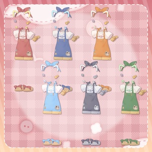 🤍にゃんにゃんサロペット🤍【5アバター対応】 缩略图 9